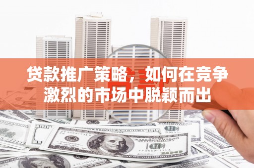 忠县贷款推广策略，如何在竞争激烈的市场中脱颖而出