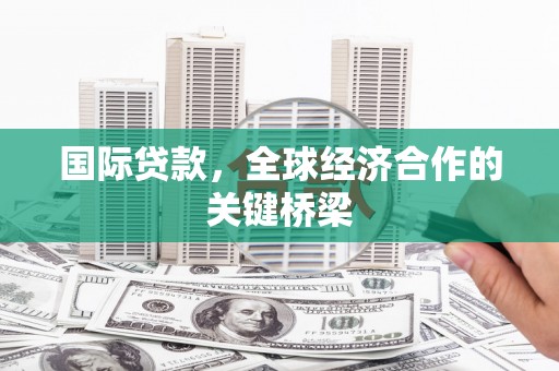忠县国际贷款，全球经济合作的关键桥梁