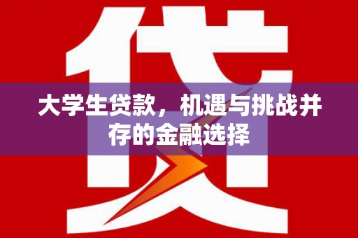 忠县大学生贷款，机遇与挑战并存的金融选择