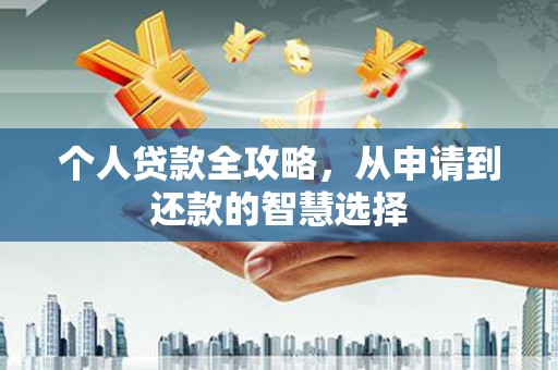 忠县个人贷款全攻略，从申请到还款的智慧选择
