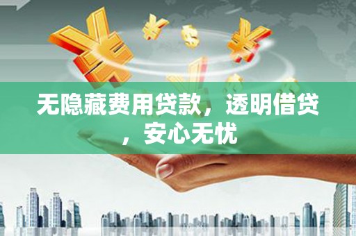忠县无隐藏费用贷款，透明借贷，安心无忧