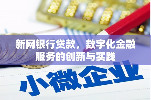 忠县新网银行贷款，数字化金融服务的创新与实践