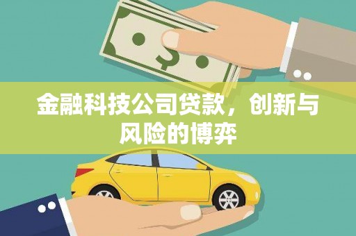 忠县金融科技公司贷款，创新与风险的博弈