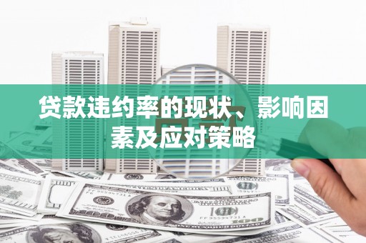 忠县贷款违约率的现状、影响因素及应对策略
