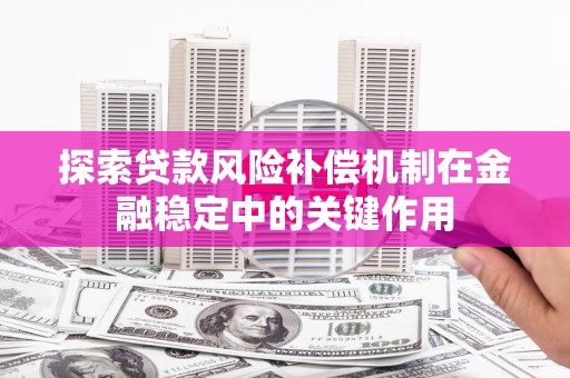 忠县探索贷款风险补偿机制在金融稳定中的关键作用