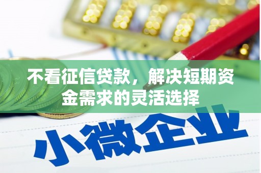 忠县不看征信贷款，解决短期资金需求的灵活选择