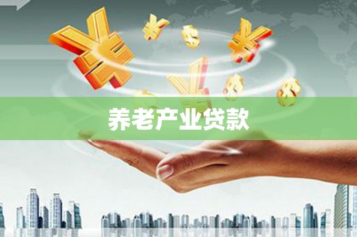 忠县养老产业贷款
