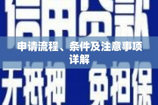 忠县申请流程、条件及注意事项详解