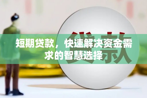 忠县短期贷款，快速解决资金需求的智慧选择
