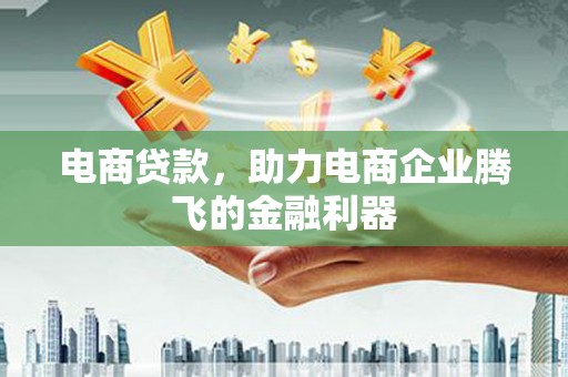 忠县电商贷款，助力电商企业腾飞的金融利器