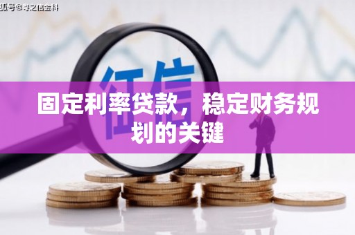 忠县固定利率贷款，稳定财务规划的关键