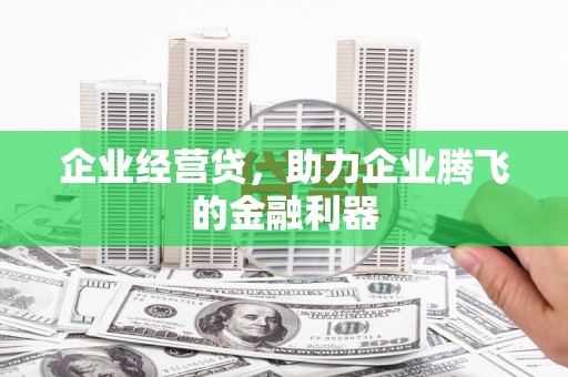 忠县企业经营贷，助力企业腾飞的金融利器