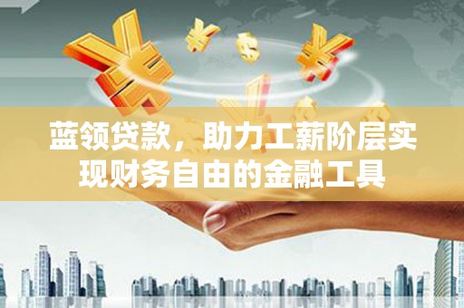 忠县蓝领贷款，助力工薪阶层实现财务自由的金融工具