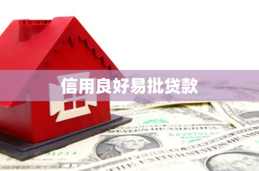 忠县信用良好易批贷款