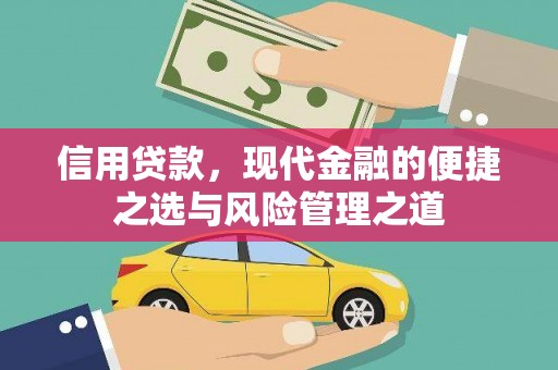 忠县信用贷款，现代金融的便捷之选与风险管理之道
