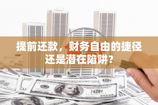 忠县提前还款，财务自由的捷径还是潜在陷阱？