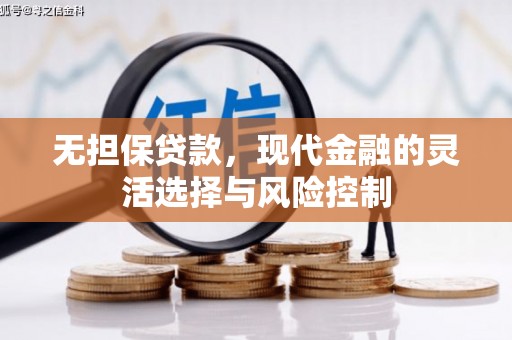 忠县无担保贷款，现代金融的灵活选择与风险控制