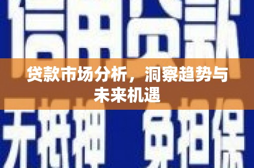 忠县贷款市场分析，洞察趋势与未来机遇