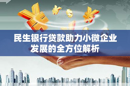 忠县民生银行贷款助力小微企业发展的全方位解析