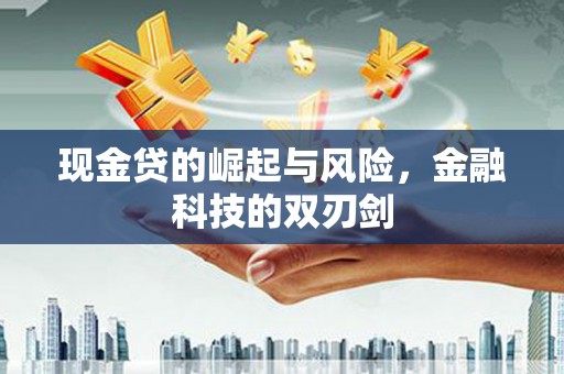忠县现金贷的崛起与风险，金融科技的双刃剑