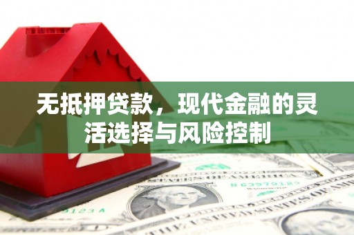 忠县无抵押贷款，现代金融的灵活选择与风险控制