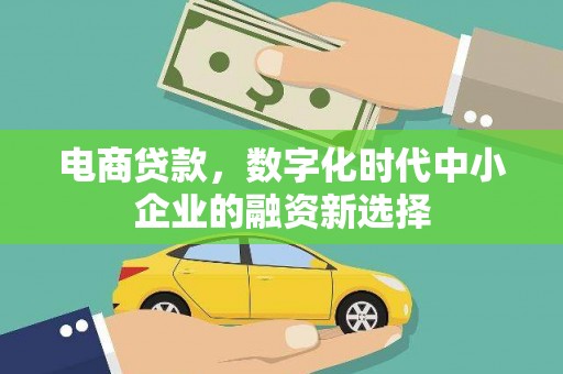 忠县电商贷款，数字化时代中小企业的融资新选择
