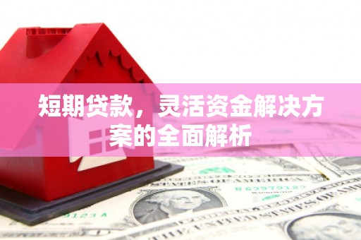 忠县短期贷款，灵活资金解决方案的全面解析