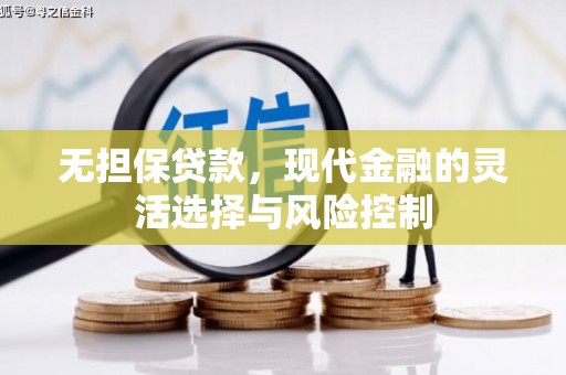 忠县无担保贷款，现代金融的灵活选择与风险控制