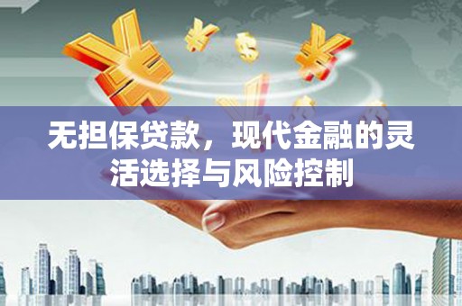 忠县无担保贷款，现代金融的灵活选择与风险控制