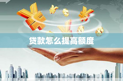 忠县贷款怎么提高额度