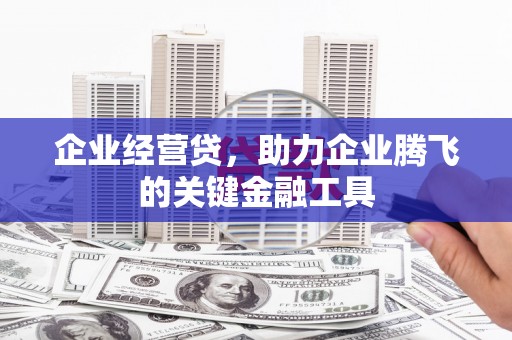 忠县企业经营贷，助力企业腾飞的关键金融工具