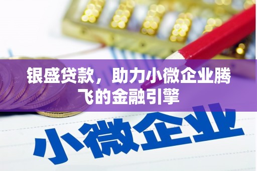 忠县银盛贷款，助力小微企业腾飞的金融引擎