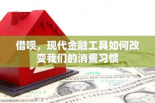 忠县借呗，现代金融工具如何改变我们的消费习惯