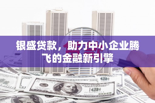 忠县银盛贷款，助力中小企业腾飞的金融新引擎