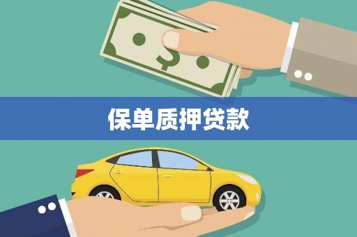 忠县保单质押贷款