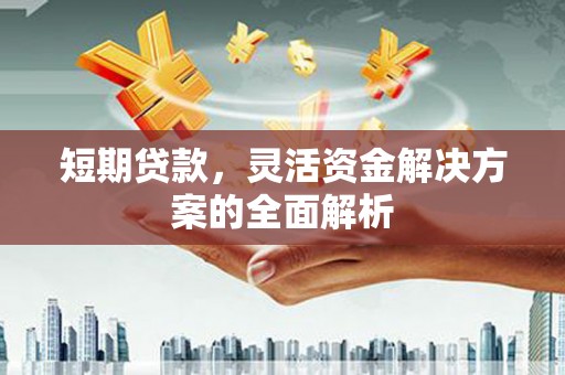 忠县短期贷款，灵活资金解决方案的全面解析