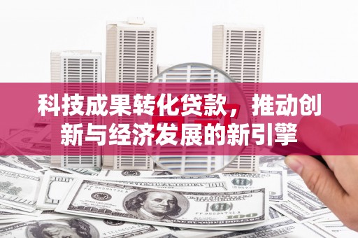 忠县科技成果转化贷款，推动创新与经济发展的新引擎