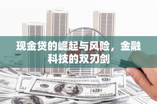 忠县现金贷的崛起与风险，金融科技的双刃剑