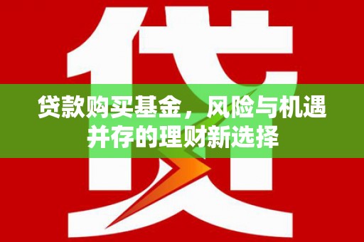 忠县贷款购买基金，风险与机遇并存的理财新选择