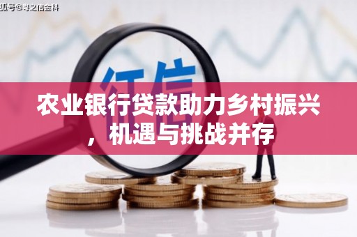 忠县农业银行贷款助力乡村振兴，机遇与挑战并存