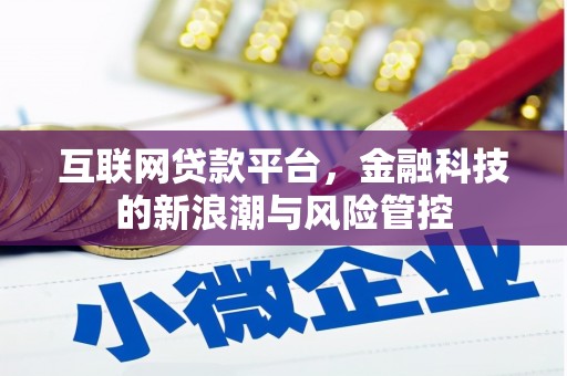 忠县互联网贷款平台，金融科技的新浪潮与风险管控