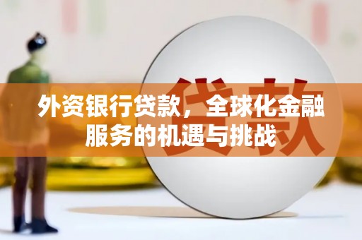 忠县外资银行贷款，全球化金融服务的机遇与挑战