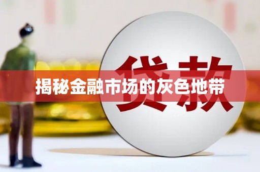 忠县揭秘金融市场的灰色地带