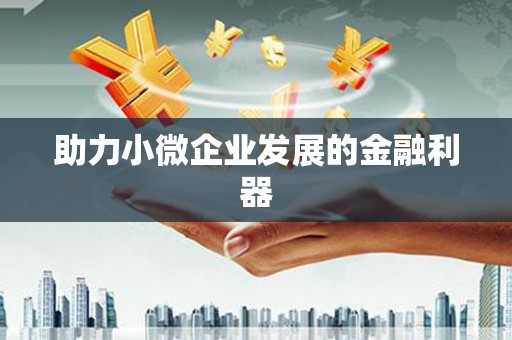 忠县助力小微企业发展的金融利器