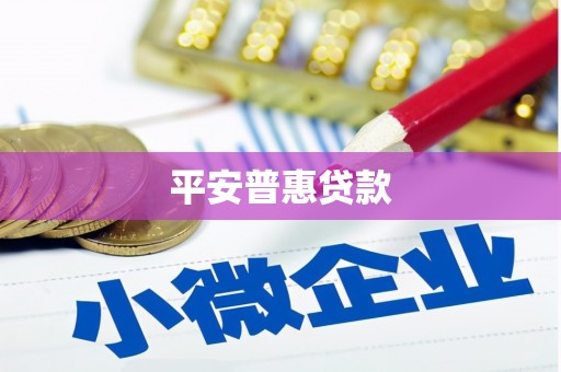 忠县平安普惠贷款